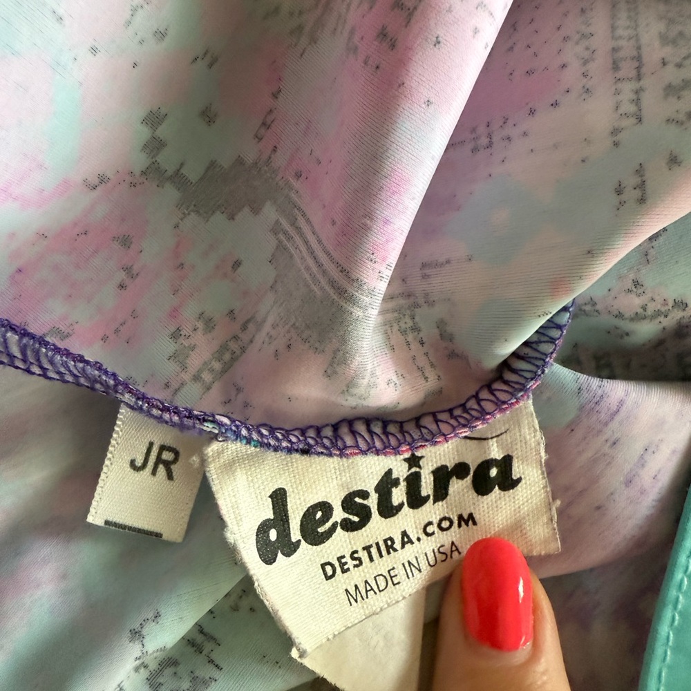 Colorful Geometric Patterned Swimsuit - Picture 3 of 3